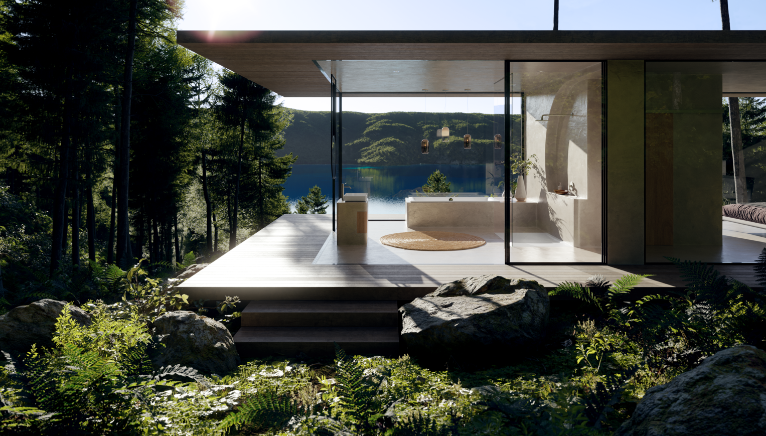 Huis aan het meer | KALDEWEI